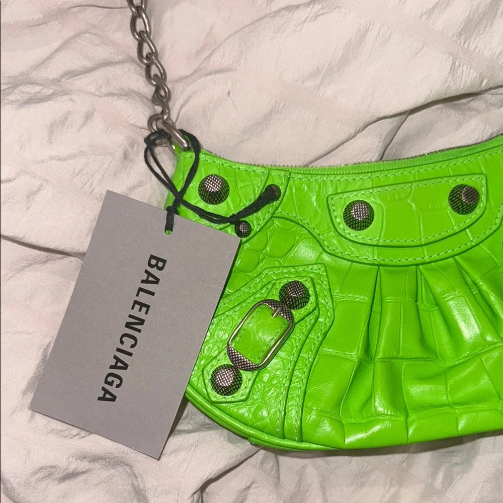 Balenciaga Neon Green Women's Bag - Picture 16 of 16